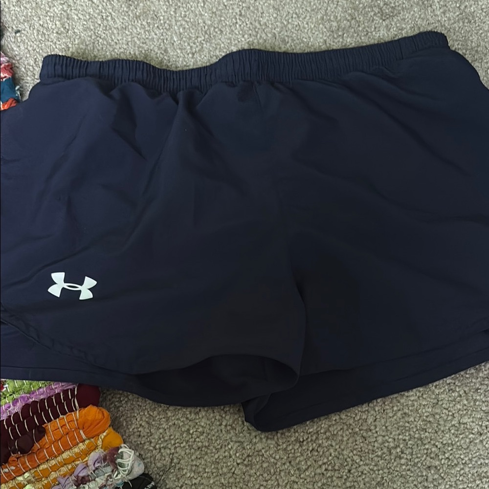 Under Armour Black Athletic Shorts Lightweight Performance